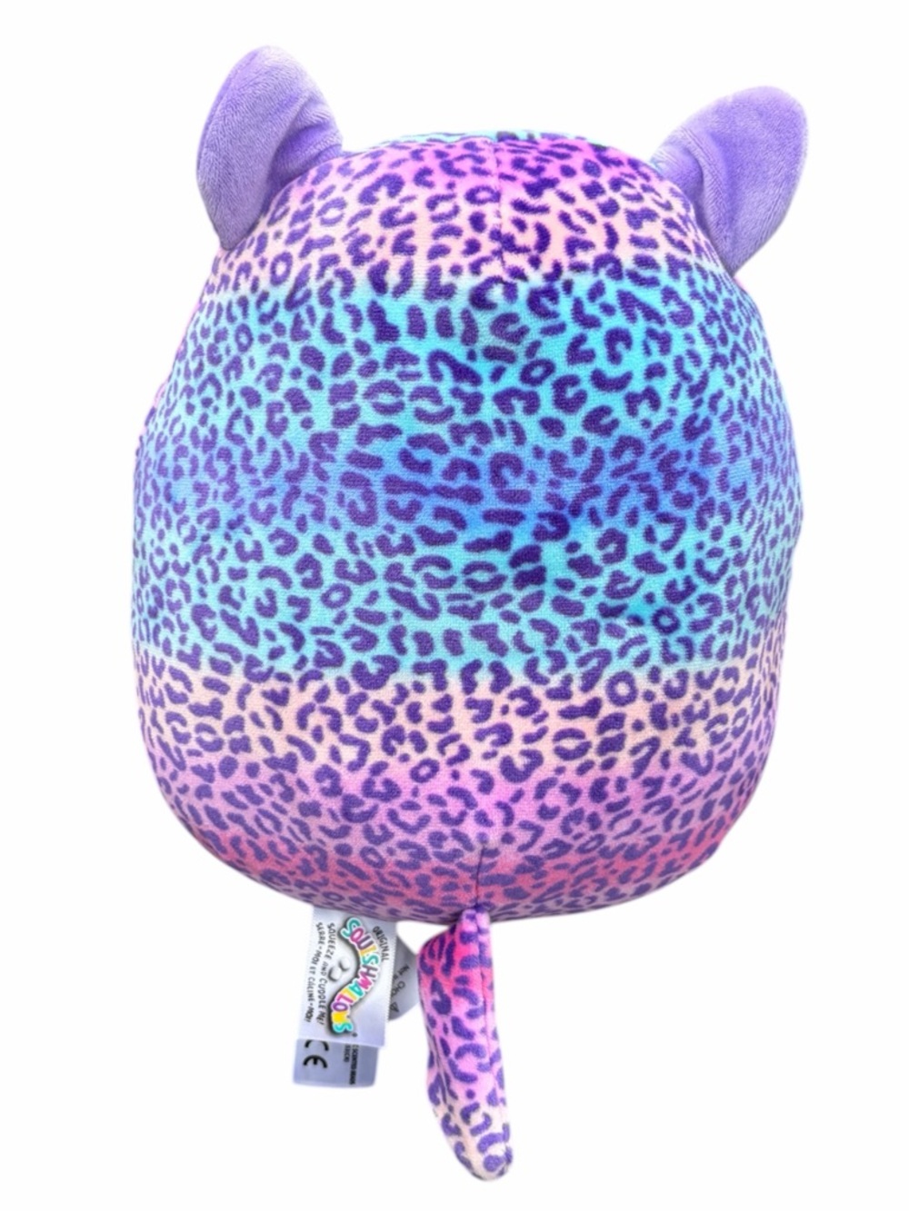 Michaela the Rainbow Leopard Squishmallow - Sequin Belly - Rare - Picture 2 of 3